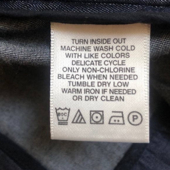 Kate Hill Women’s Light Weight Cotton Blue Denim Cropped Blazer/Jacket Size 10P - Picture 16 of 16